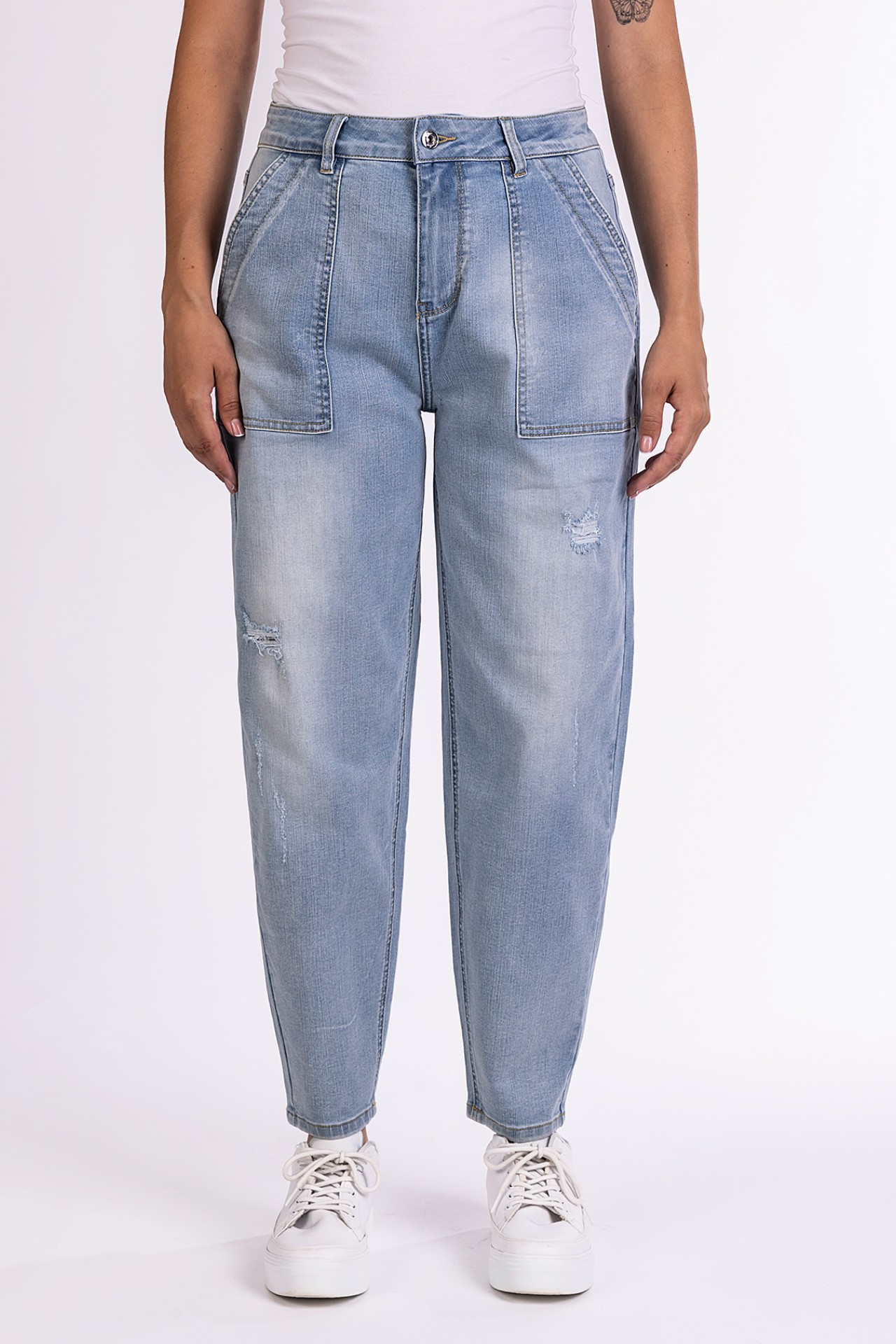 57Ashley2 11605X | Balloon Fit | Light Blue